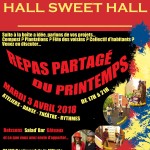 AFFICHE REPAS PARTAGE DU PRINTEMPS - 3 avril 2018