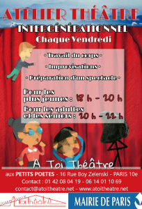 Affiche Atelier Théâtre Intergénérationnel 2021 - PETITS POETES - AFF ICHE 14102021 -- -- (2)