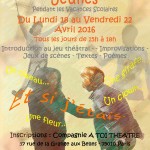 Stage Théâtre jeunes _printemps 2016