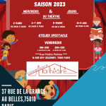 Nos ateliers de pratiques amateures sont officiellement de retour ! Pour cette année 2023 retrouvez nous le mercredi, jeudi et vendredi.
